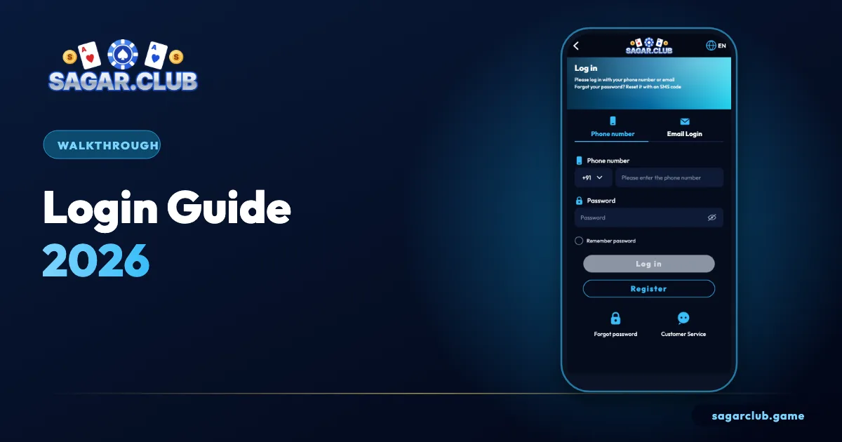 Sagar Club Login Guide 2026
